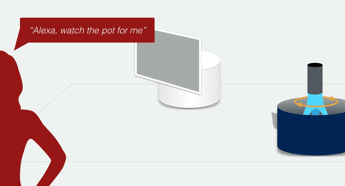 "Alexa, watch the pot for me"